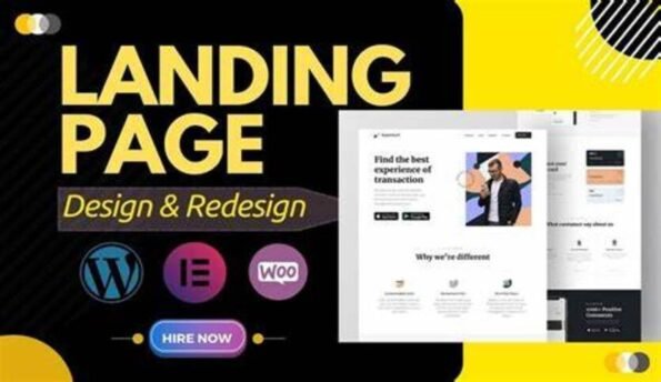 100% WordPress site & Landing Page Design