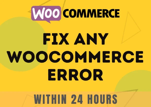 Get Your 100% WooCommerce Store Fixed Fast