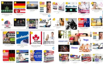 Wide variety huge email list and database