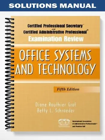 SolutionsManualforCertifiedProfessionalSecretaryCPSandCertifiedAdministrativeProfessionalCAPExam SolutionsManualforCertifiedProfessionalSecretaryCPSandCertifiedAdministrativeProfessionalCAPExam