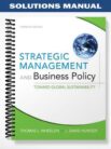 SolutionsManualforConceptsinStrategicManagementandBusinessPolicyTowardGlobalSustainability13thEditionbyWheelen