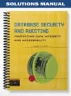 SolutionsManualforDatabaseSecurityandAuditingProtectingDataIntegrityandAccessibility1stEditionbyHassanAfyouni
