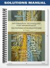 SolutionsManualforInformationTechnologyforManagementImprovingStrategicandOperationalPerformance8thEditionbyTurban