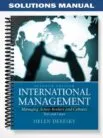 SolutionsManualforInternationalManagementManagingAcrossBordersandCulturesTextandCases7thEditionbyHelenDeresky