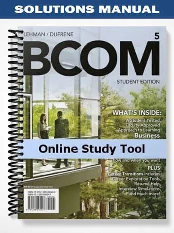 Solutions_Manual_for_BCOM_5th_Edition_by_Lehman Solutions_Manual_for_BCOM_5th_Edition_by_Lehman
