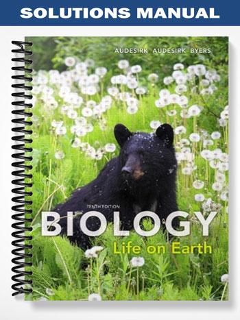 Solutions Manual for Biology Life on Earth 10th Edition by Audesirk