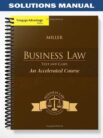 Solutions_Manual_for_Cengage_Advantage_Books_Business_Law_Text__Cases_An_Accelerated_Course_1st_Edition_by_Miller