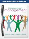 Solutions Manual for Contemporary Management 7th Edition by Jones