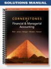 Solutions Manual for Cornerstones of Financial and Managerial Accounting Current Trends Update 1st Edition by Rich
