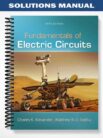 Solutions Manual for Fundamentals of Electric Circuits 5th Edition by Alexander