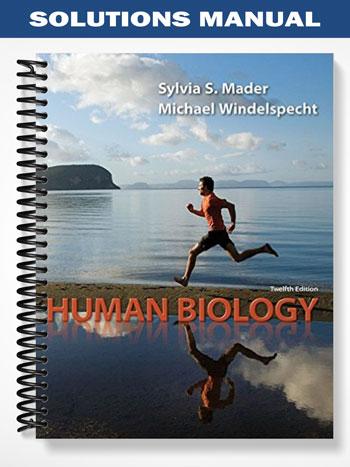 Solutions Manual for Human Biology 12th Edition by Mader