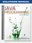 Solutions Manual for Java Programming 7th Edition by Joyce Farrell