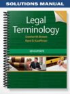 Solutions_Manual_for_Legal_Terminology_2014_Update_6th_Edition_by_Brown