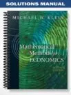Solutions_Manual_for_Mathematical_Methods_for_Economics_2nd_Edition_by_Michael_Klein