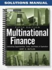 Solutions Manual for Multinational Finance 5th Edition by Butler