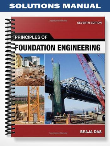 Solutions Manual for Principles of Foundation Engineering 7th Edition by Braja Das