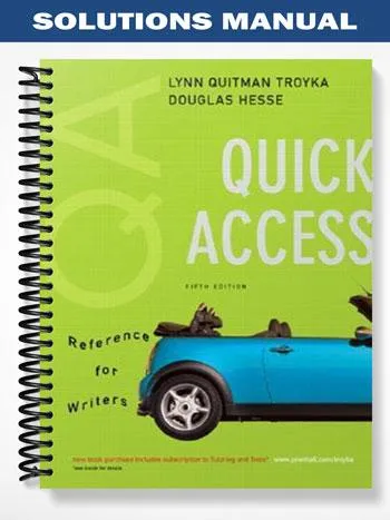 Solutions_Manual_for_Quick_Access_Reference_for_Writers_5th_Edition_by_Troyka