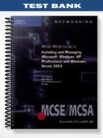 TestBankfor70 27070 290MCSEMCSAGuidetoInstallingandManagingMicrosoftWindowsXPProfessionalandWindows