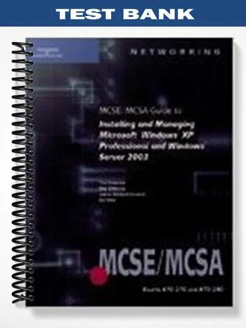TestBankfor70 27070 290MCSEMCSAGuidetoInstallingandManagingMicrosoftWindowsXPProfessionalandWindows TestBankfor70 27070 290MCSEMCSAGuidetoInstallingandManagingMicrosoftWindowsXPProfessionalandWindows