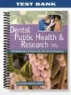 TestBankforDentalPublicHealthandResearchContemporaryPracticefortheDentalHygienist3rdEditionbyChristineNielsenNathe