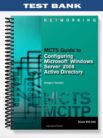 TestBankforMCTSGuidetoConfiguringMicrosoftWindowsServer2008ActiveDirectoryExam70 6401stEditionbyGregTomsho