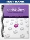 TestBankforSurveyofEconomicsPrinciplesApplicationsandToolsplusMyEconLabwithPearsonEtextStudentAccess