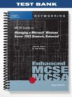 Test_Bank_for_70 291_MCSE_Guide_to_Managing_a_Microsoft_Windows_Server_2003_Network_Enhanced_1st_Edition_by_Eckert