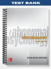Test Bank for Abnormal Psychology 6th Edition by Nolen-Hoeksema