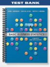 Test Bank for Basic Business Statistics 12th Edition by Berenson