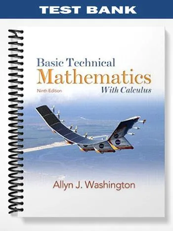 Test_Bank_for_Basic_Technical_Mathematics_with_Calculus_9th_Edition_by_Washington Test_Bank_for_Basic_Technical_Mathematics_with_Calculus_9th_Edition_by_Washington