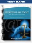 Test_Bank_for_Business_Law_Today_Standard_Text__Summarized_Cases_10th_Edition_by_Miller