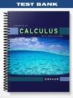 Test Bank for Concepts of Calculus With Applications Updated Edition 1st Edition by Goshaw