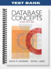Test Bank for Database Concepts 3rd Edition by Kroenke
