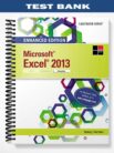 Test Bank for Enhanced Microsoft Excel 2013 Illustrated Complete 1st Edition by Reding