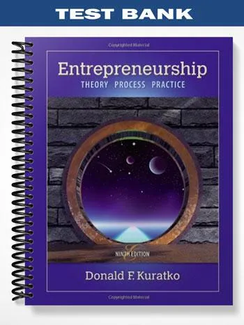 Test_Bank_for_Entrepreneurship_Theory_Process_and_Practice_9th_Edition_by_Kuratko Test_Bank_for_Entrepreneurship_Theory_Process_and_Practice_9th_Edition_by_Kuratko