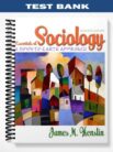 Test Bank for Essentials of Sociology A Down-to-Earth Approach 7th Edition by Henslin