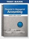 Test Bank for Financial & Managerial Accounting 12th Edition by Warren