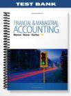 Test Bank for Financial & Managerial Accounting 13th Edition by Warren