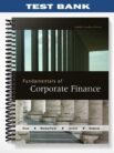 Test Bank for Fundamentals of Corporate Finance Canadian 8th Edition by Ross