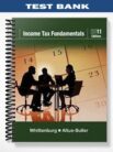 Test Bank for Income Tax Fundamentals 2011 29th Edition by Whittenburg