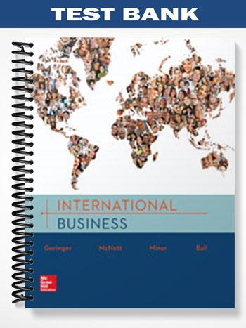 Test Bank for International Business Competing and Cooperating in a Global World 1st Edition by Geringer