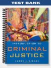 Test Bank for Introduction to Criminal Justice 12th Edition by Siegel
