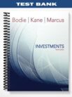Test Bank for Investments 10th Edition by Bodie