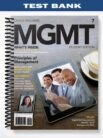 Test Bank for MGMT 7 7th Edition by Chuck Williams