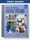 Test Bank for Making Connections in Elementary and Middle School Social Studies 2nd Edition by Johnson