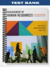 Test Bank for Management of Human Resources Third Canadian Edition 3rd Edition by Dessler
