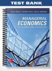 Test Bank for Managerial Economics and Organizational Architecture 6th Edition by Brickley