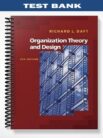 Test Bank for Organization Theory and Design 9th Edition by Daft