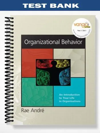 Test_Bank_for_Organizational_Behavior_An_Introduction_to_Your_Life_in_Organizations_1st_Edition_by_Andre Test_Bank_for_Organizational_Behavior_An_Introduction_to_Your_Life_in_Organizations_1st_Edition_by_Andre