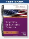 Test_Bank_for_South Western_Federal_Taxation_2012_Taxation_of_Business_Entities_15th_Edition_by_Smith